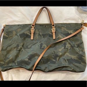 Camo Nylon Weekender/Purse - Tommy Hilfiger